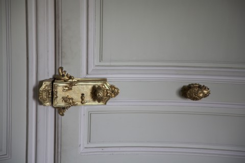 Versailles131 Château de Versailles, Petit Trianon, appartement de Louis XV, attique, porte et