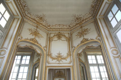 Versailles151 Château de Versailles, Petit Trianon, Pavillon français, boiseries, fenêtres et