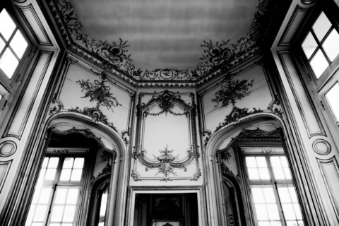 Versailles152 Château de Versailles, Petit Trianon, Pavillon français, boiseries, fenêtres et