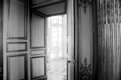 Versailles161 Château de Versailles, Petit Trianon, Pavillon français, boiseries, fenêtres