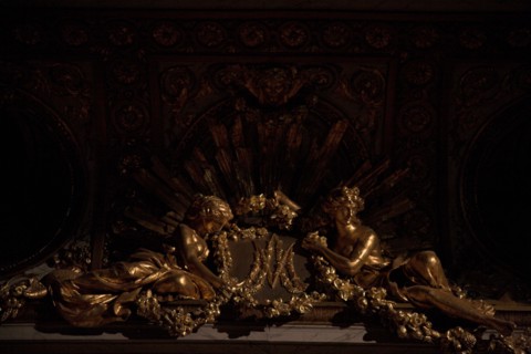 Versailles168  Château de Versailles, Petit Trianon, Théâtre de Marie-Antoinette, fronton au