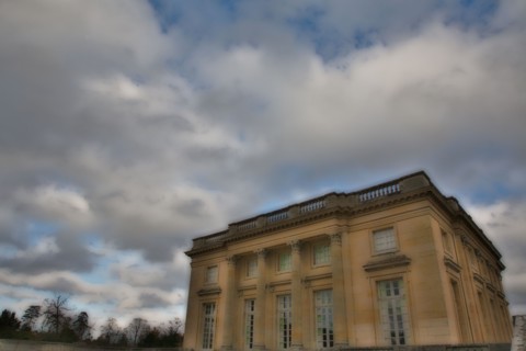 VersaillesChromo003 Château de Versailles, Petit Trianon, façade