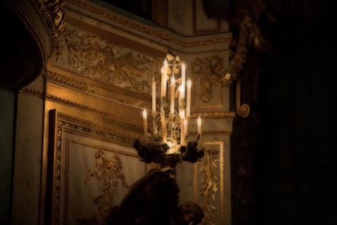 VersaillesChromo012 Château de Versailles, Petit Trianon, Théâtre de Marie-Antoinette 1780,