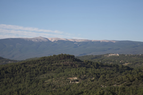 Provence453 Provence, collines provencales, Mont Ventoux, face sud, été