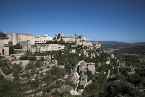 Provence477 Provence, Luberon, village de Gordes, été