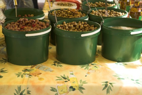 Provence728 Marché de Provence, olives, marinade