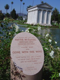 Hollywood Memorial Park, Forever Cemetery (Santa Monica Boulevard) : Hattie McDaniel 1895-1952