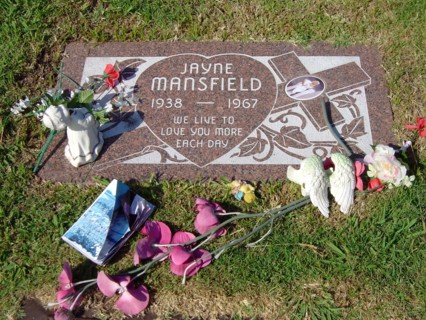 Hollywood Memorial Park, Forever Cemetery (Santa Monica Boulevard) : Jayne Mansfield 1938-1967