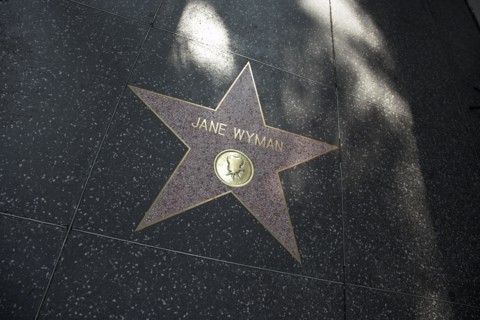 Hollywood Boulevard, Walk of Fame, stars / étoiles : Jane Wyman