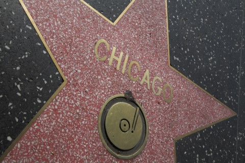 Hollywood Boulevard, Walk of Fame, stars / étoiles : Chicago