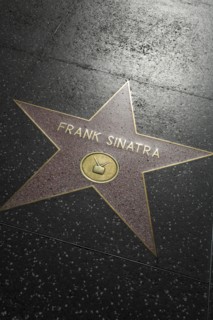 Hollywood Boulevard, Walk of Fame, stars / étoiles : Frank Sinatra