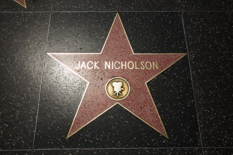 Hollywood Boulevard, Walk of Fame, stars / étoiles : Jack Nicholson