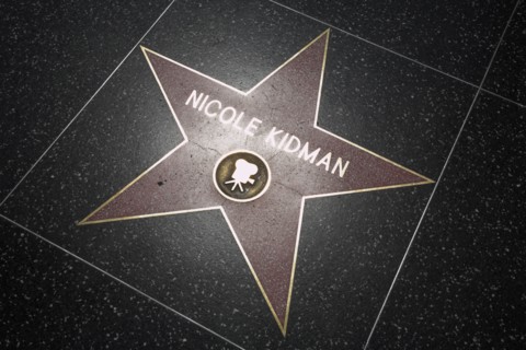 Hollywood Boulevard, Walk of Fame, stars / étoiles : Nicole Kidman