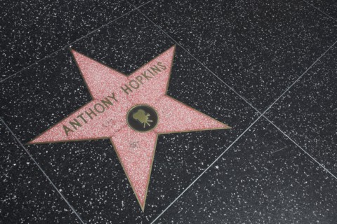 Hollywood Boulevard, Walk of Fame, stars / étoiles : Anthony Hopkins