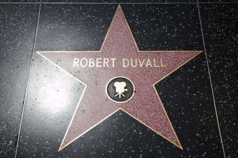 Hollywood Boulevard, Walk of Fame, stars / étoiles : Robert Duvall