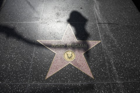 Hollywood Boulevard, Walk of Fame, stars / étoiles : Ingrid Bergman