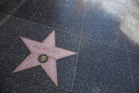 Hollywood Boulevard, Walk of Fame, stars / étoiles : Jill Ireland