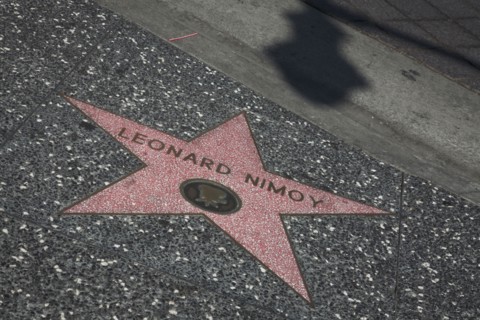 Hollywood Boulevard, Walk of Fame, stars / étoiles : Leonard Nimoy