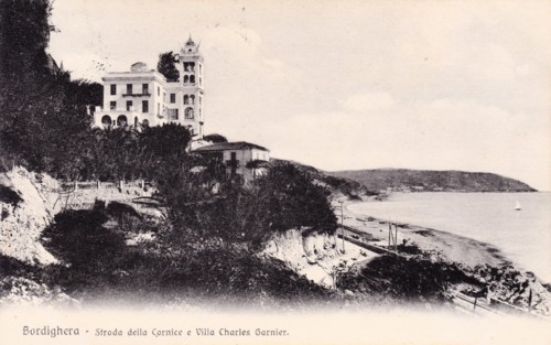 Carte postale ancienne de Bordighera (Italie)