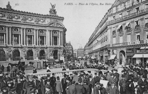Façade de l'Opéra Garnier, vers 1910-1920