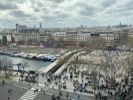 Place de la Bastille à Paris, Manifestation, 23 mars 2023