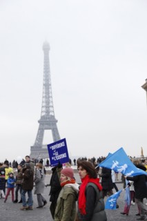 Manifestation contre le mariage pour tous