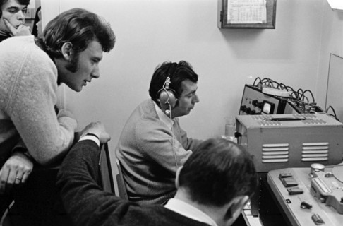 Johnny Hallyday et Hubert Wayaffe, 1967