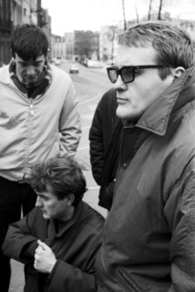 Jerzy Skolimowski sur le tournage de son film "Le Départ"
