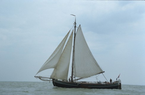 Voilier sur le lac de l'IJssel