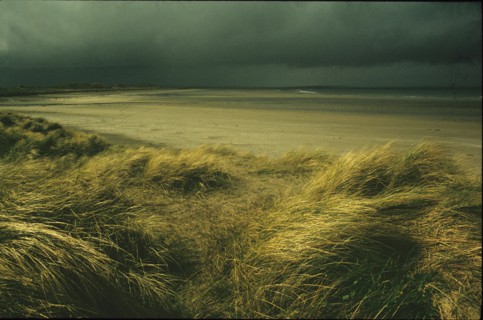 Stormy seashore, County Dublin