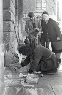 Artiste de rue à Dublin