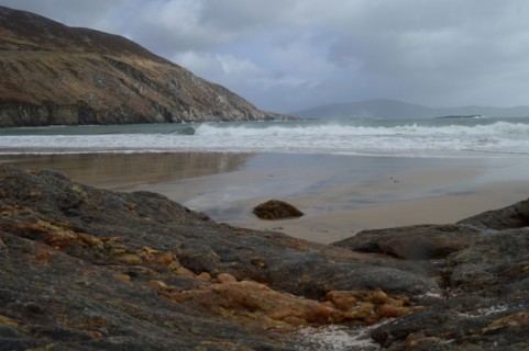 Plage sur l'ïle d'Achill, en Irlande