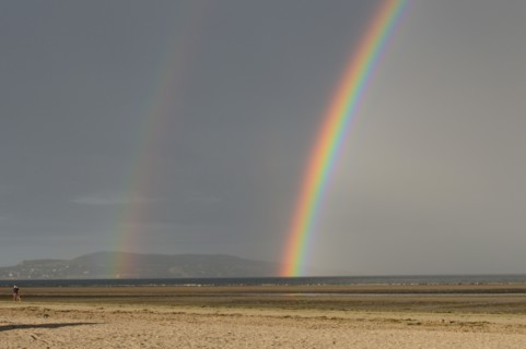 Arc-en-ciel au-dessus de Bull Island