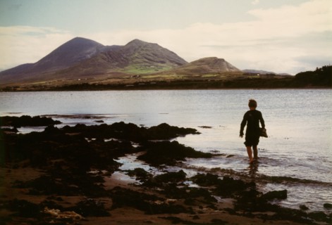 Vue sur la montagne Croagh Patrick en Irlande