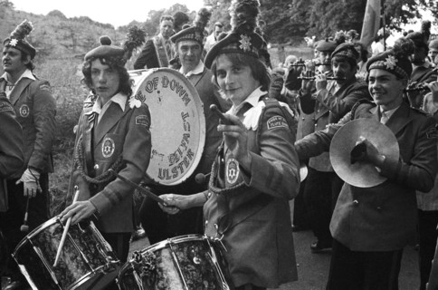 Marche orangiste à Belfast