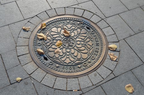 Plaque d'égout, Budapest