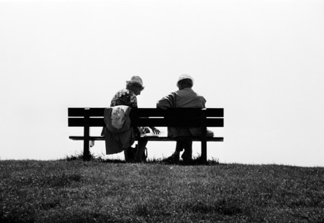 Couple sur un banc, Pays-Bas