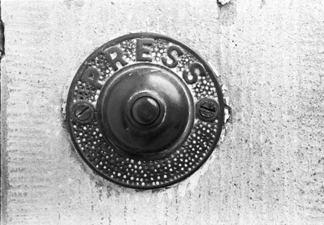 Doorbell button, Dublin, Ireland