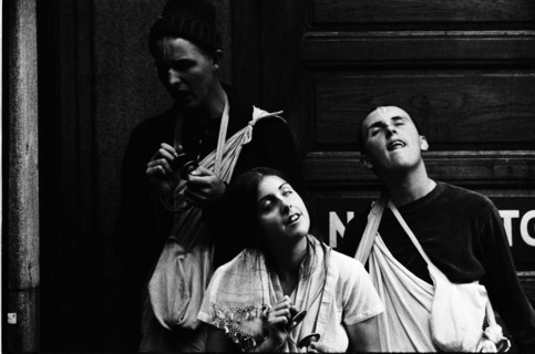 Members of the Hare Krishna sect, Haarlem