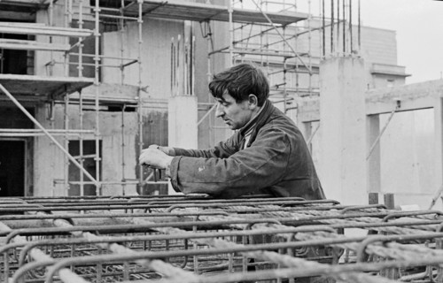 Contrruction work, Kildare Street, Dublin