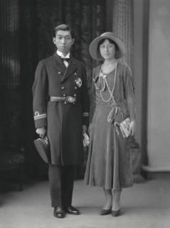Imperial prince Nobuhito and his wife, c.1925