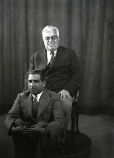 Aga Khan III and his son, prince Ali Khan