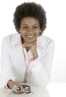Portrait of a female doctor.