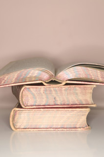 A small stack of books.