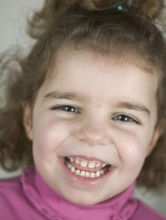 Happy young girl.