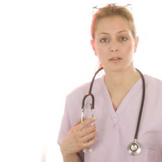 Portrait of a female doctor.