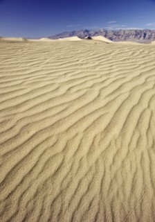 Desert sand at Death Valley, California.