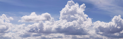 Clouds.
