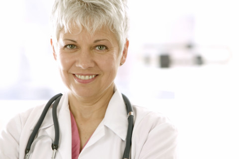 Portrait of a female doctor.