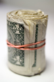 A roll of cash.